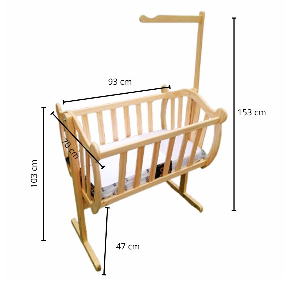 Cuna Moises Minicuna para bebe con colchon - Image 4