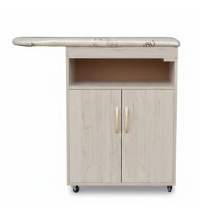 Planchador Chantiyi Arena con Ruedas y esencial Bandeja Deslizable | Totalmente Armado - 80x88x32 cm