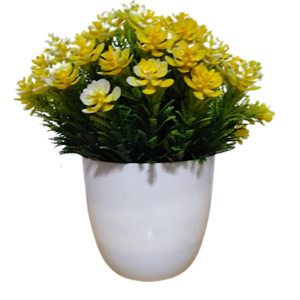 Plantas Artificiales Con Maceta Decorativas Pequeñas Rose