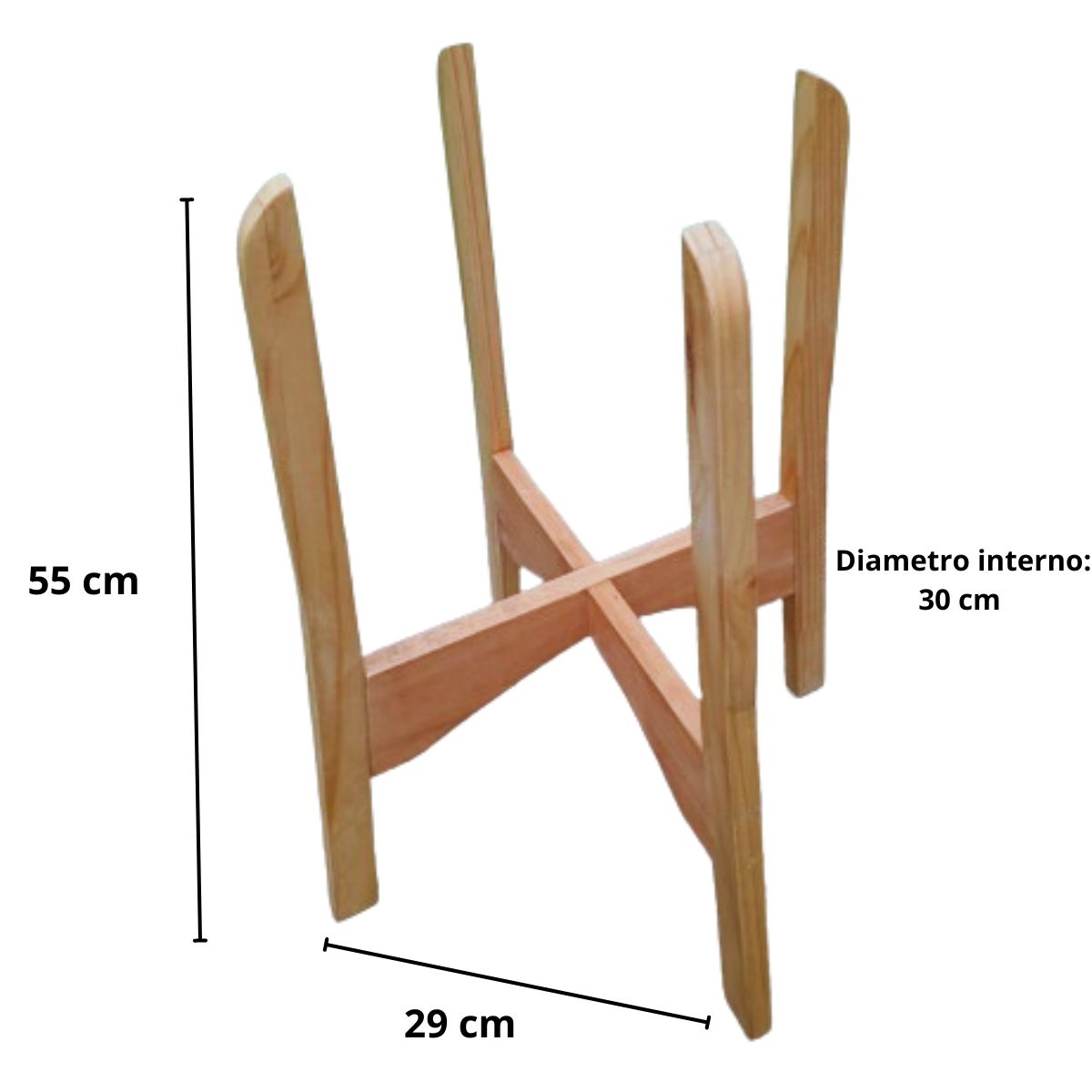 Porta maceta Dubai en Madera - Image 3