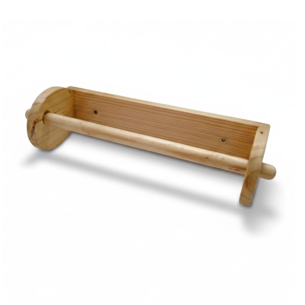 Soporte De Papel Toalla De En Madera - Image 2