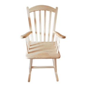 Silla mecedora grande en madera