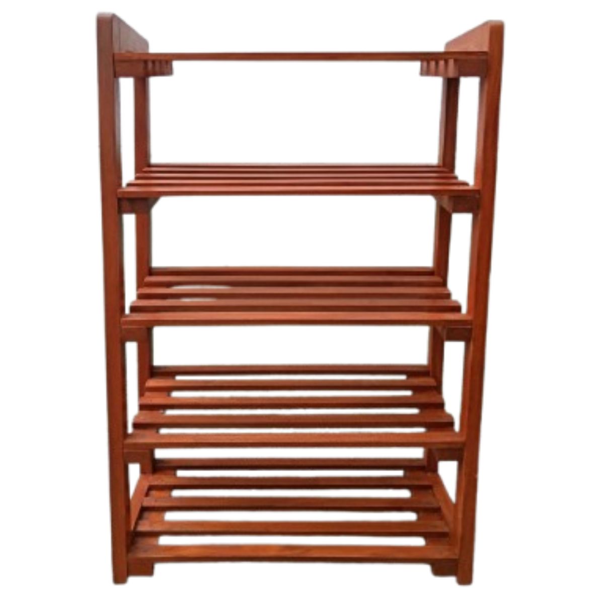 Zapatera abierta Club Net en madera Nogal - Image 2