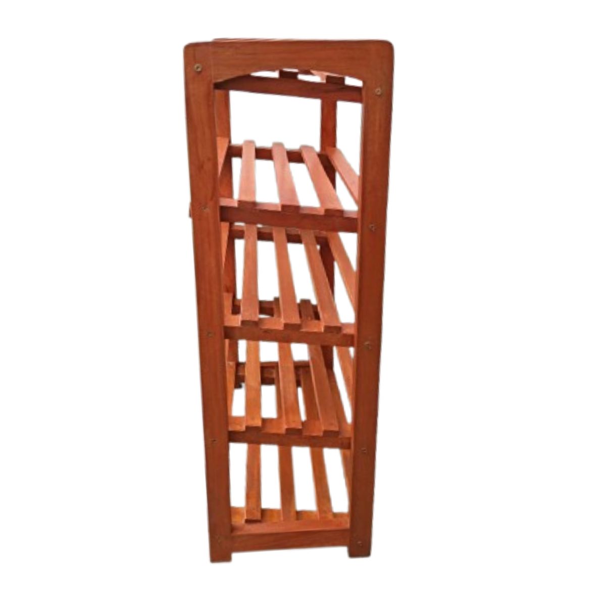 Zapatera abierta Club Net en madera Nogal - Image 3