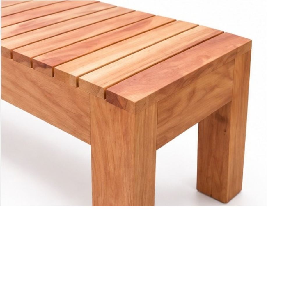 Banca de Madera Huayruro 150 cm en caramelo - foto 4